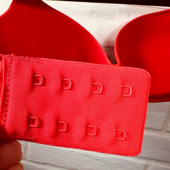 NWT Soma Enbliss Lifting Push Up Padded Underwire Demi Bra 32C Cherry Red #0024 - Picture 6 of 12